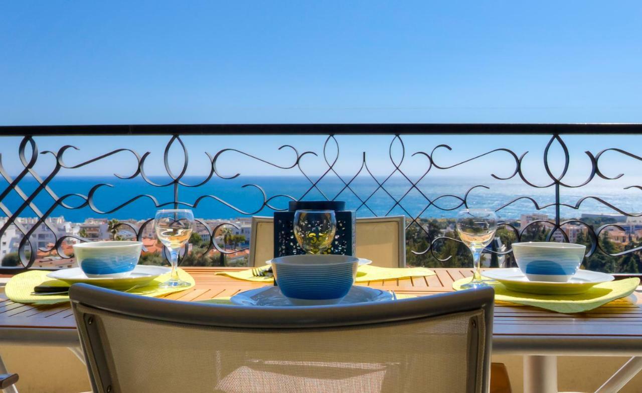 Confortable 3 Pieces Avec Superbe Vue Mer Apartment Nice Luaran gambar