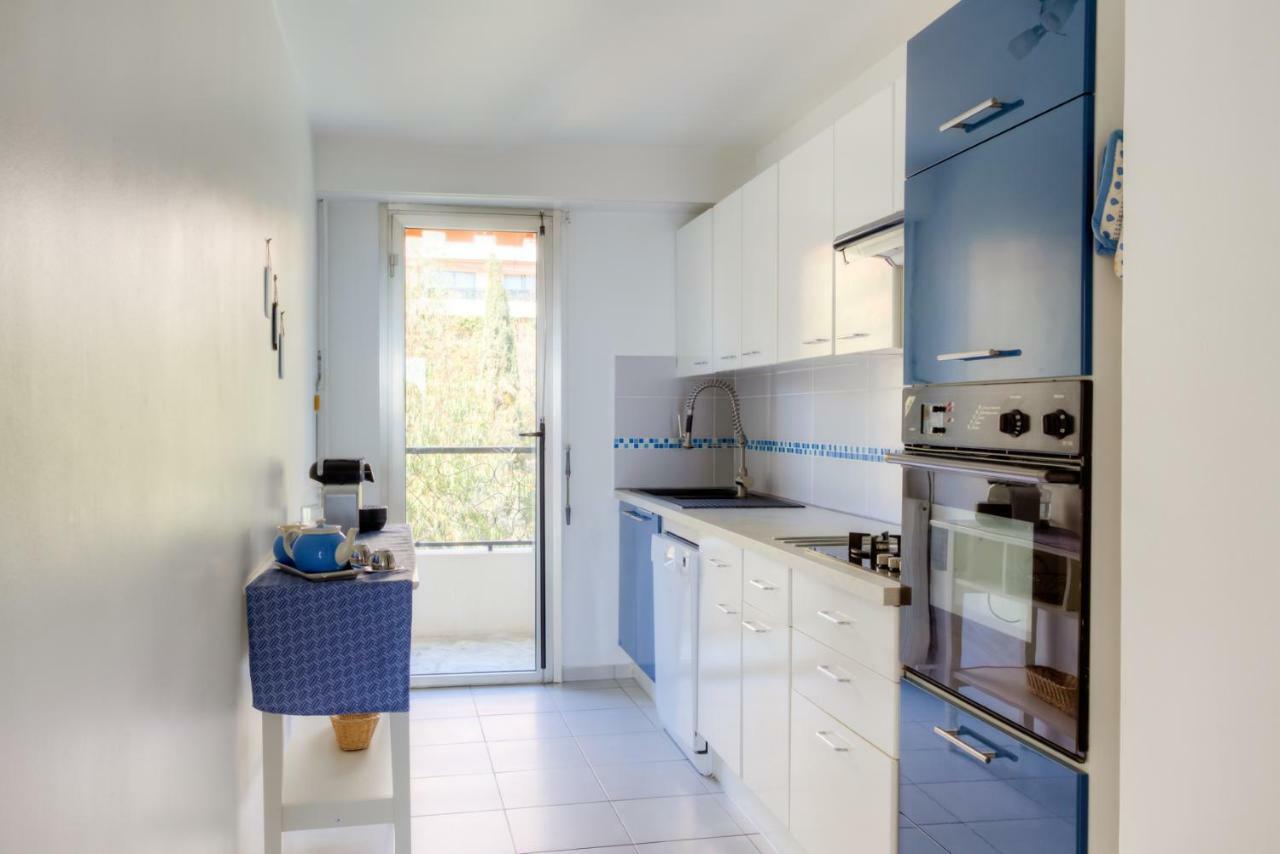 Confortable 3 Pieces Avec Superbe Vue Mer Apartment Nice Luaran gambar